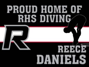 Roosevelt High School Diving yard signs