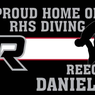 Roosevelt High School Diving yard signs