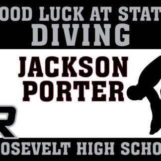 Roosevelt High School Diving yard signs