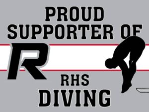 Roosevelt High School Diving yard signs