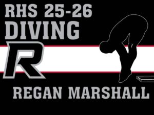 Roosevelt High School Diving yard signs