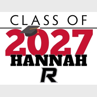 Roosevelt High School graduation yard signs