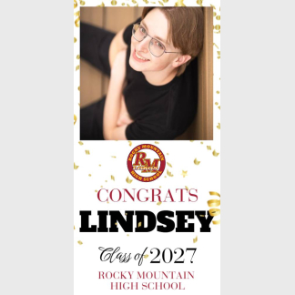 Rocky Mountain High School Graduation photo banners