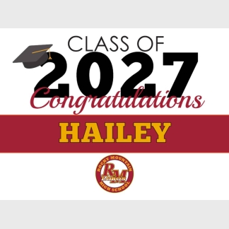 Rocky Mountain High School Graduation yard signs 2027