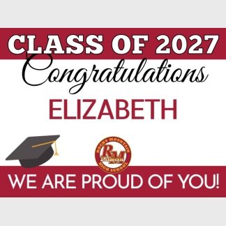 Rocky Mountain High School Graduation yard signs 2027