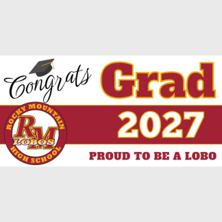 Rocky Mountain High School Graduation banners