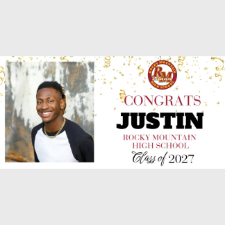 Rocky Mountain High School Graduation photo banners