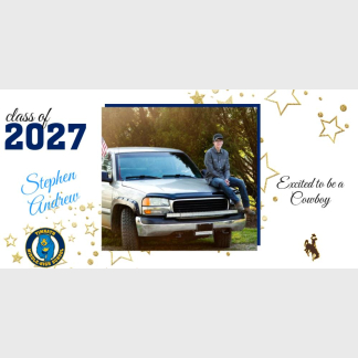 Timnath Middle High School Graduation photo banners