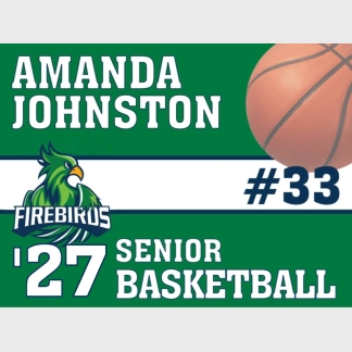 Windsor Charter Academy basketball yard sign