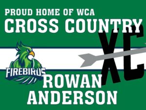 windsor charter academy cross country yard signs