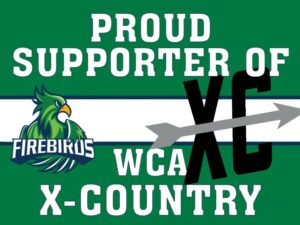 windsor charter academy cross country yard signs