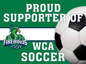 windsor charter academy soccer yard signs