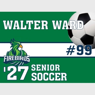 Windsor Charter Academy soccer yard sign