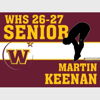 windsor high school diving yard sign