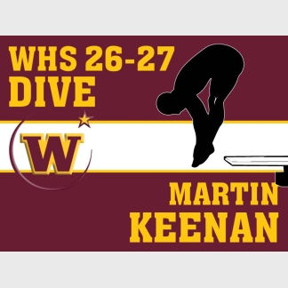 windsor high school diving yard sign