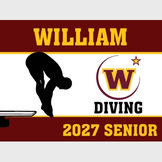 windsor high school diving yard sign