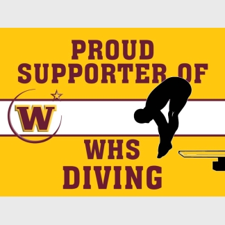 windsor high school diving yard sign