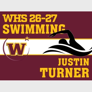 windsor high school swimming yard sign