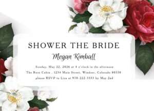 custom bridal shower invitations