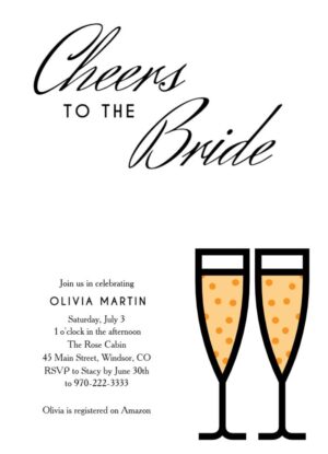 custom bridal shower invitations