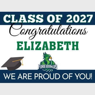 Windsor Charter Academy Early College Graduation yard signs