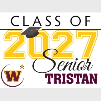 Windsor High School graduation yard signs