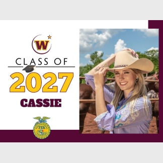 Windsor High School FFA graduation photo yard signs