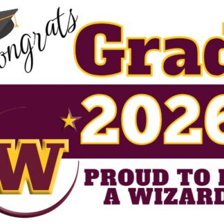 windsor high school graduation yard sign