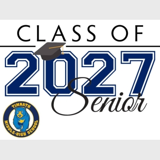 Timnath Middle High School graduation yard signs
