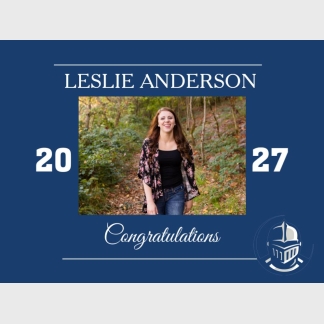 Severance High School Graduation photo yard signs