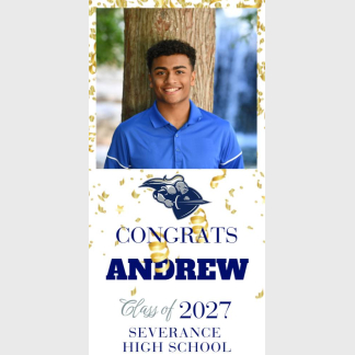 Severance High School Graduation photo banners