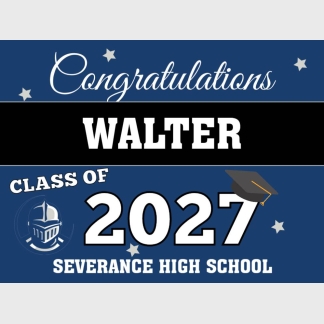 Severance High School Graduation yard signs
