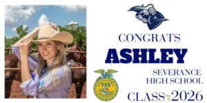 severance high school ffa graduation banner