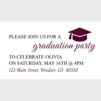 Windsor High School Graduation insert cards