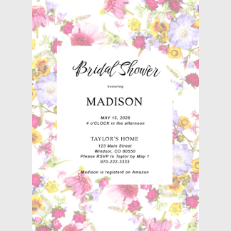 bridal shower invitations