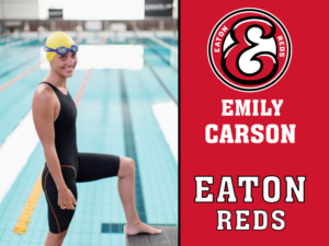 Eaton High School swimming yard signs