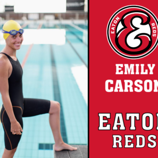 Eaton High School swimming yard signs