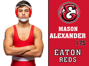 Eaton High School wrestling yard signs
