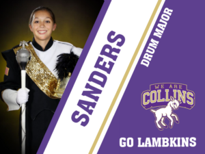 Fort Collins High School band yard signs