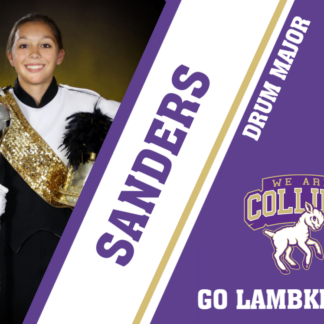 Fort Collins High School band yard signs