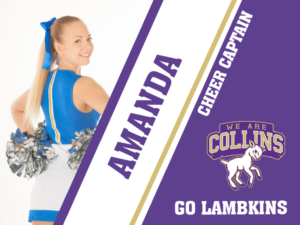 Fort Collins High School cheer yard signs