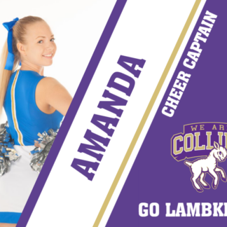 Fort Collins High School cheer yard signs