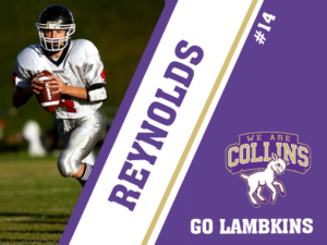 Fort Collins High School football yard signs