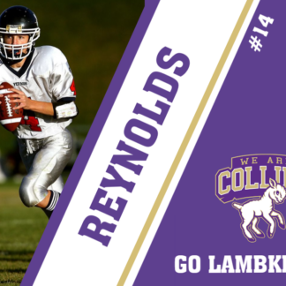 Fort Collins High School football yard signs