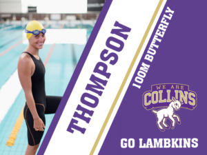 Fort Collins High School swim yard signs