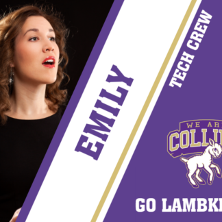 Fort Collins High School theatre yard signs