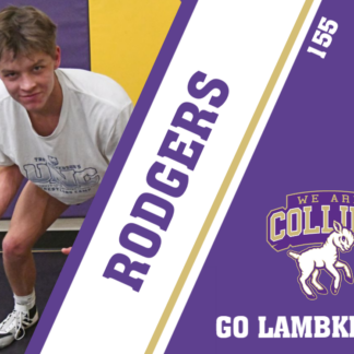 Fort Collins High School wrestling yard signs