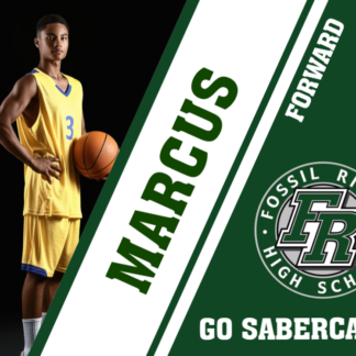 Fossil Ridge High School Basketball yard signs