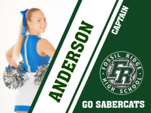 Fossil Ridge High School Cheer yard signs