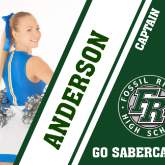Fossil Ridge High School Cheer yard signs